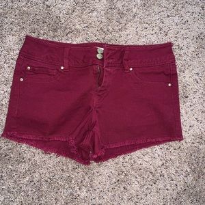 Refuge Maroon Shorts